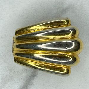 Vintage Gold Tone Flourish Belt Buckle Piece